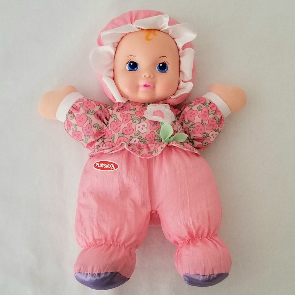 Playskool My Very Soft Baby Doll Vintage Squeaks